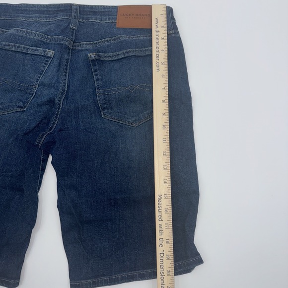 Lucky Brand Womens Denim The Bermuda Shorts Size 28x6 Classic Straight Jorts - Picture 4 of 7